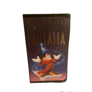Walt Disney's Masterpiece Fantasia (VHS, 1991) Black Diamond - Great Condition✨